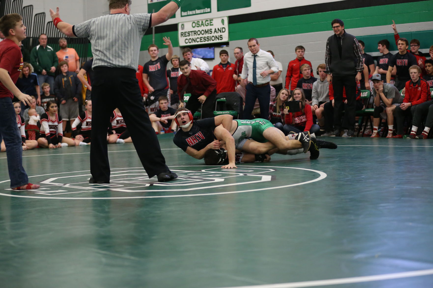 Osage, Forest City, Clarion and New Hampton wrestling, Dec. 22, 2017